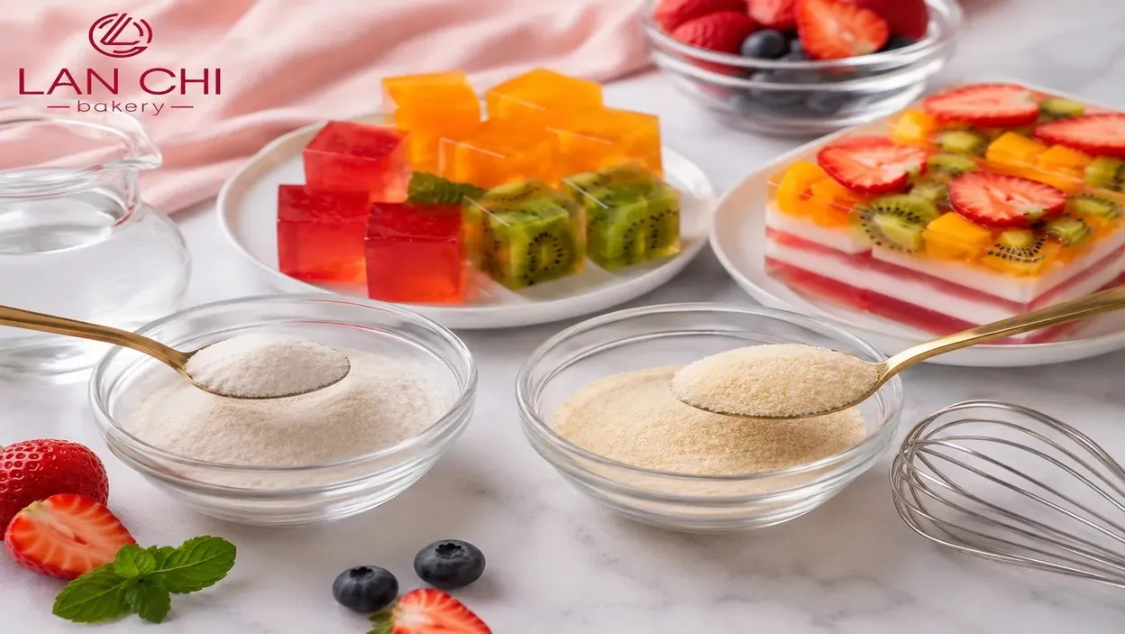 Bột gelatin có phải bột rau câu không? Cách phân biệt để không dùng sai