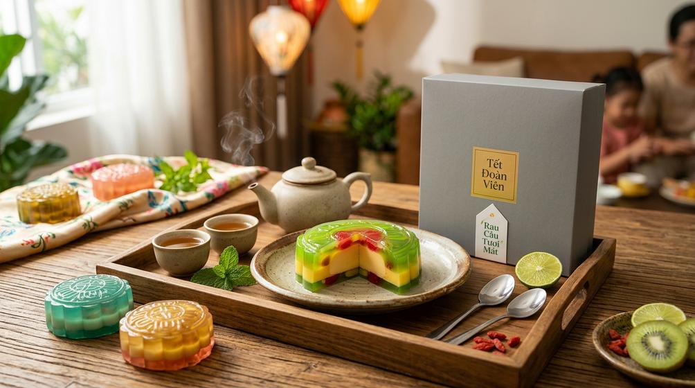 Bánh trung thu rau câu: cách chọn món ngon, nhẹ vị