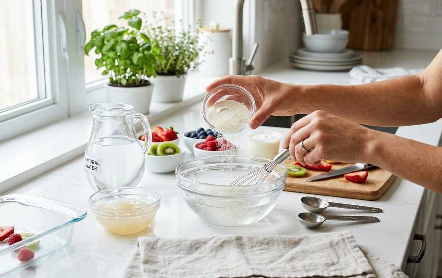Bột gelatin làm thạch: Cách dùng để thạch dai vừa