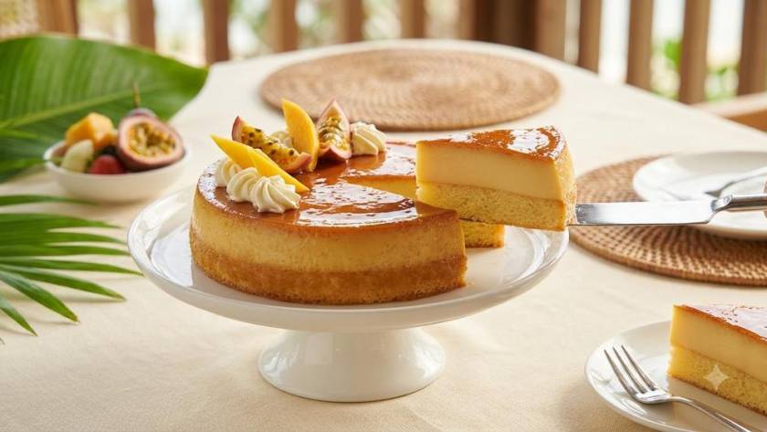 Bánh kem flan: chọn vị, kích thước và thời gian đặt
