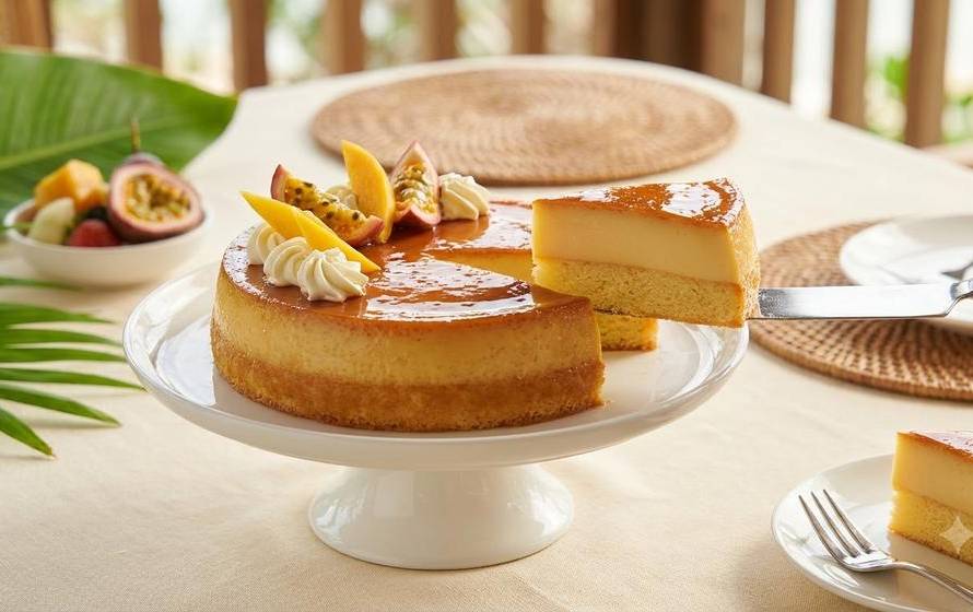 Bánh kem flan: chọn vị, kích thước và thời gian đặt