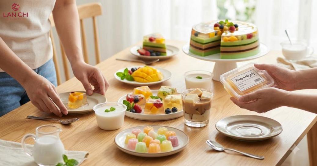 Khám phá sự khác biệt giữa các loại thạch rau câu qua kết cấu, hương vị và cách kết hợp nguyên liệu Khám phá sự khác biệt giữa các loại thạch rau câu qua kết cấu, hương vị và cách kết hợp nguyên liệu