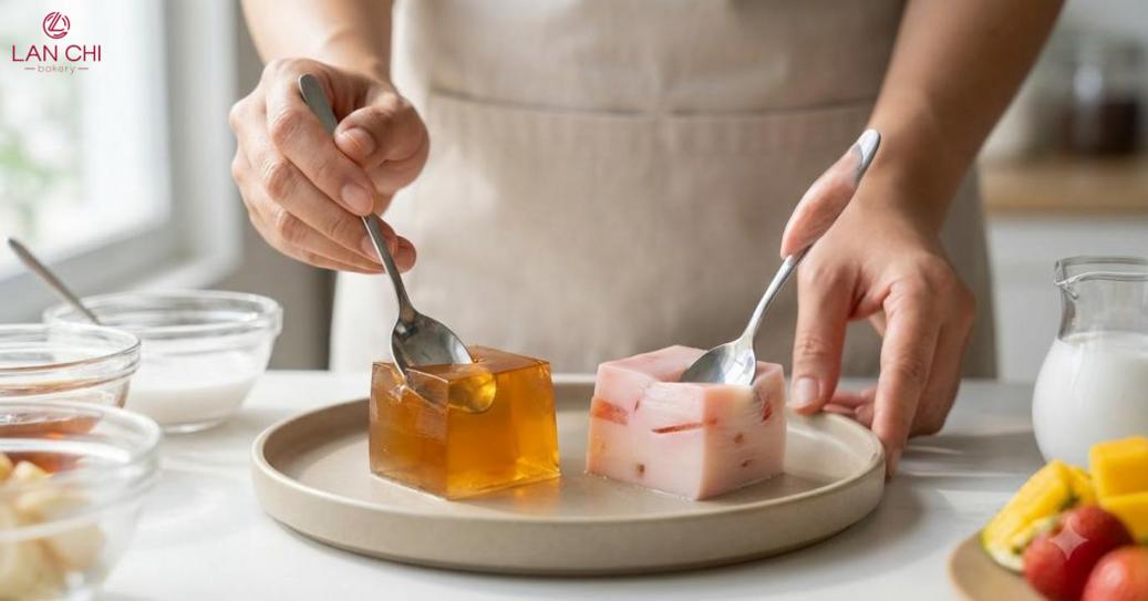 Mỗi sự kiện cần lựa chọn thạch rau câu khác nhau để đáp ứng khẩu vị người thưởng thức Mỗi sự kiện cần lựa chọn thạch rau câu khác nhau để đáp ứng khẩu vị người thưởng thức