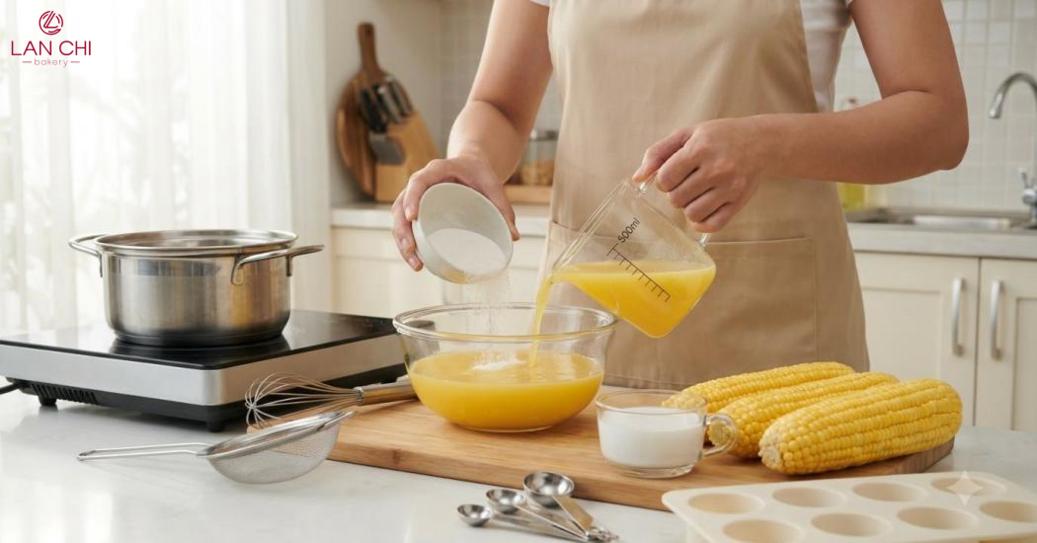 Cách đổ rau câu bắp: chuẩn bị nguyên liệu và cân đối tỷ lệ