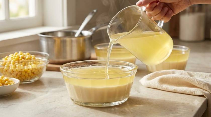 Cách đổ rau câu bắp để không tách lớp, mặt trong đẹp