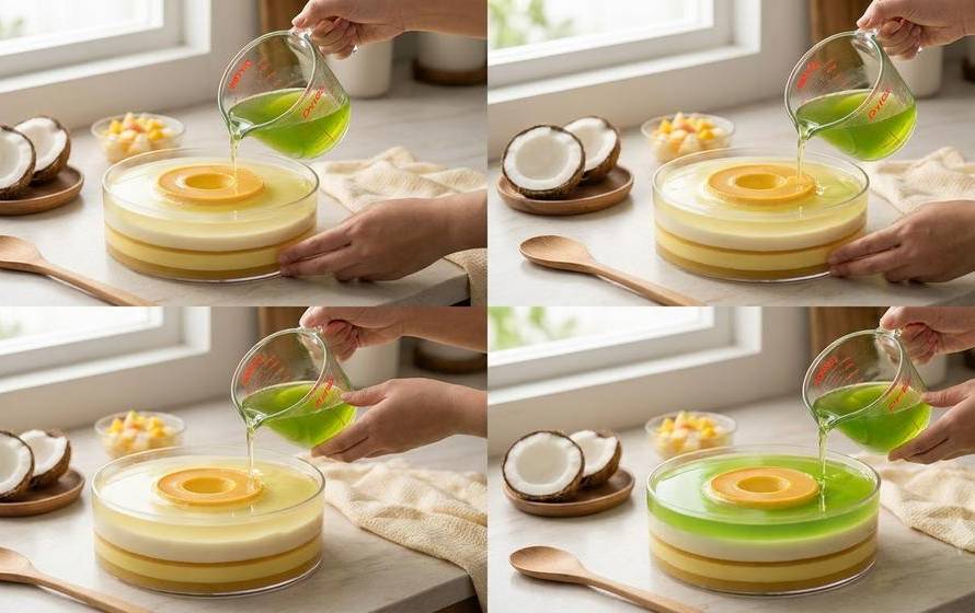 Cách làm bánh kem rau câu không tách lớp, mềm mịn