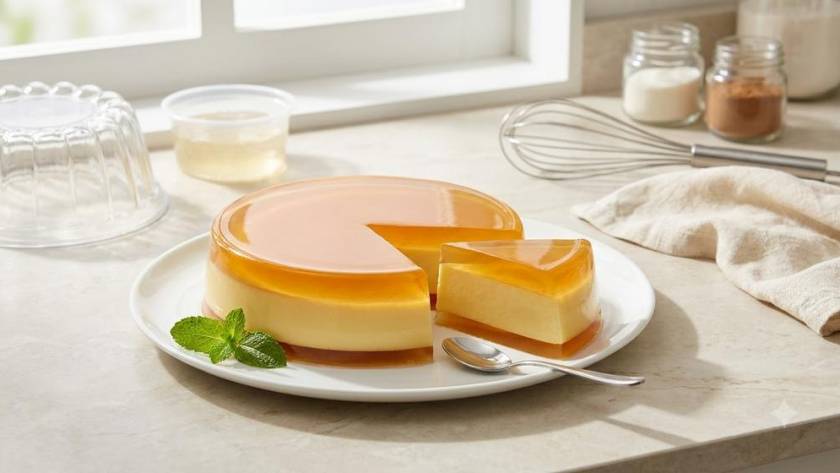 Cách làm rau câu bánh flan đơn giản mịn, không tách lớp