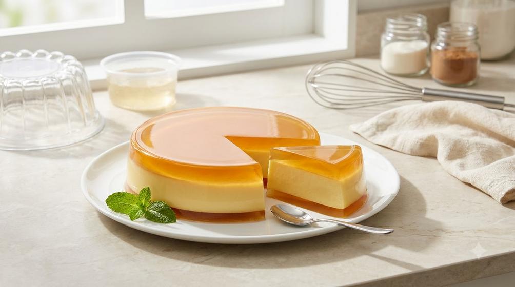 Cách làm rau câu bánh flan đơn giản mịn, không tách lớp