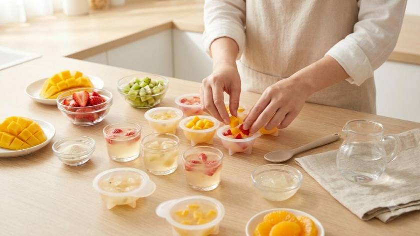 Cách làm thạch hoa quả cho bé mềm ngon, ít đường tại nhà