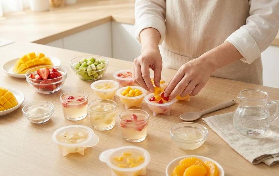 Cách làm thạch hoa quả cho bé mềm ngon, ít đường tại nhà