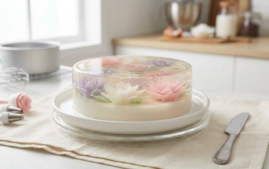 Cách trang trí rau câu đẹp: phối màu và tạo hoa tinh tế