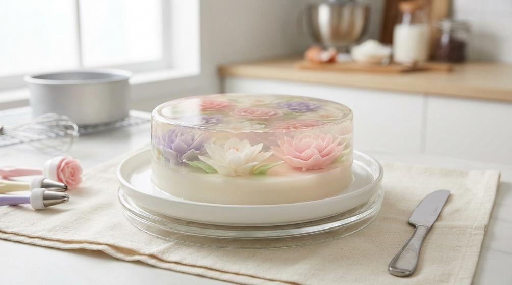 Cách trang trí rau câu đẹp: phối màu và tạo hoa tinh tế